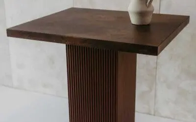 Copper & Coffee Table Top with Faded Edges